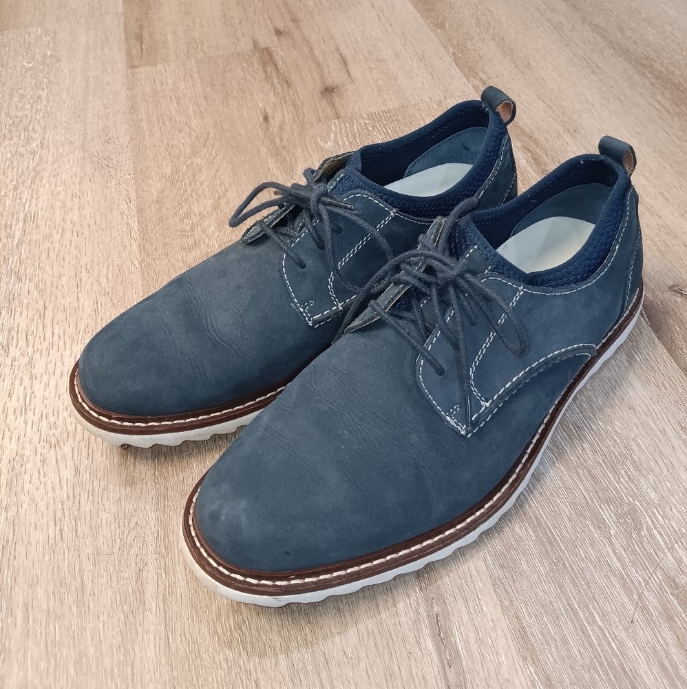 J.Murphy Men's Navy Nubuck Casual Shoes Size 9